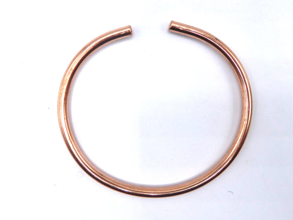 Handmade Pure Copper Bracelet, Smooth & Plain.
