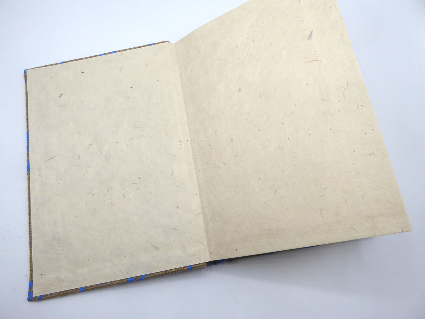 Handbook A5 Lokta Notebook, Hard Cover. Jute with Wild Flower Print.