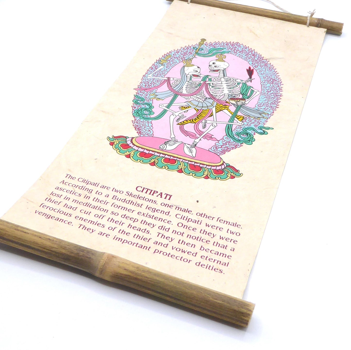 Tibetan Buddhism Wall Hanging 'Citipati'