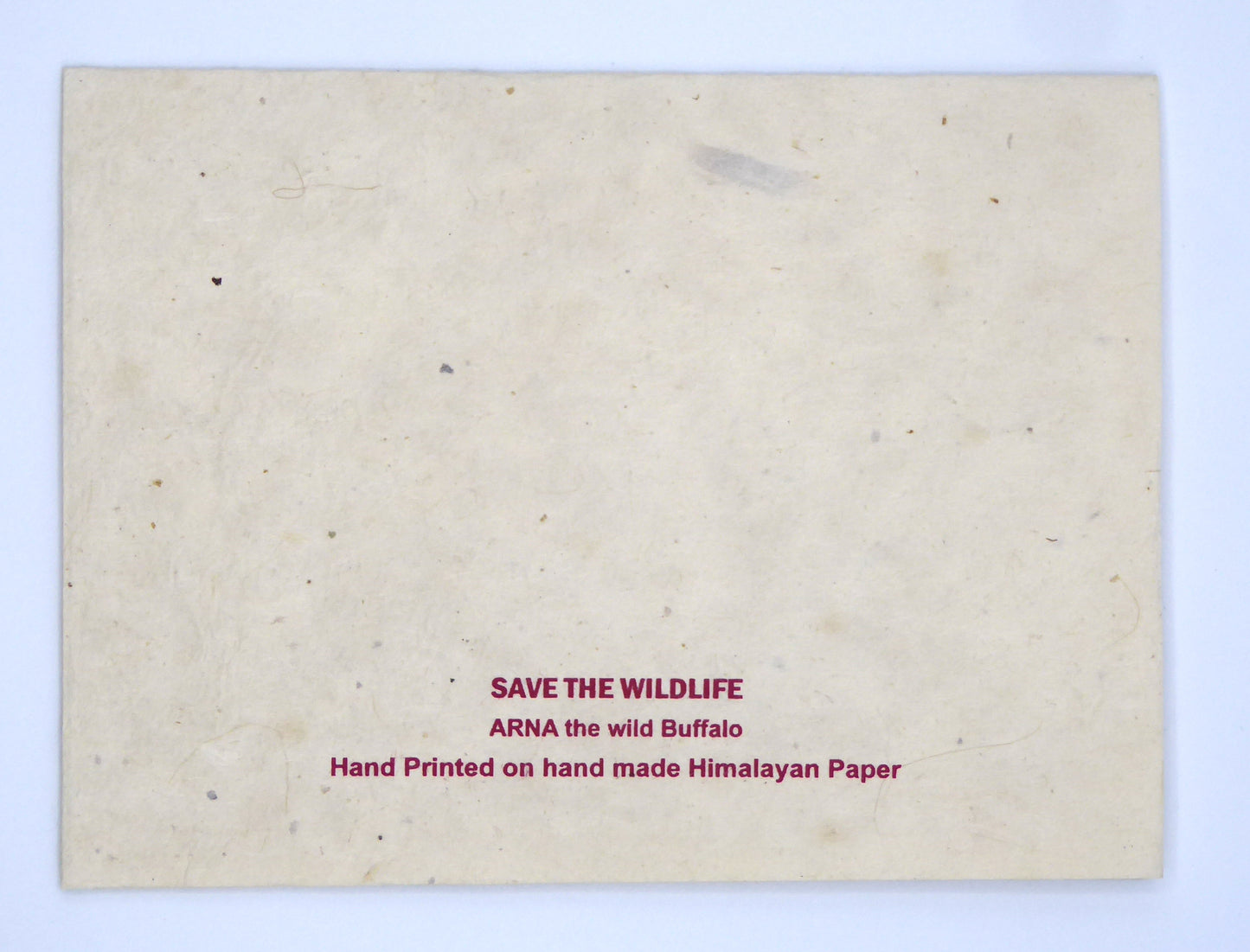 Handmade Lokta Greeting Card, Water Buffaloes