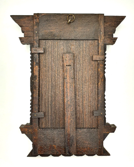 Traditional Nepali Window Picture Frame, hand carved in Nepal