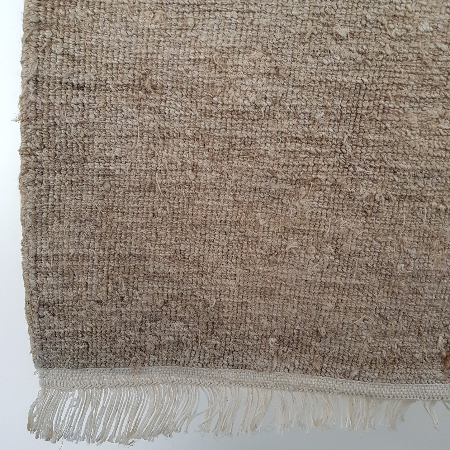Chunky Hand Knotted Hemp Rug