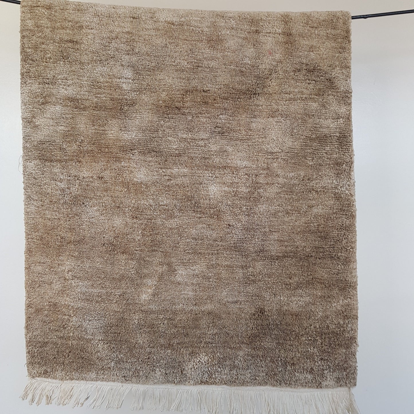 Chunky Hand Knotted Hemp Rug