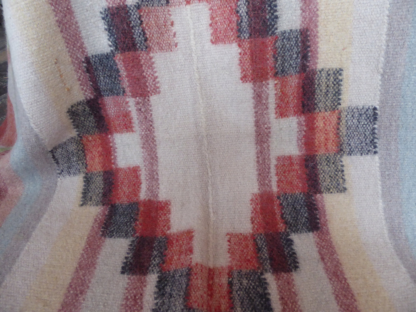 Boiled Wool 'Radhi' Rug, Large Red