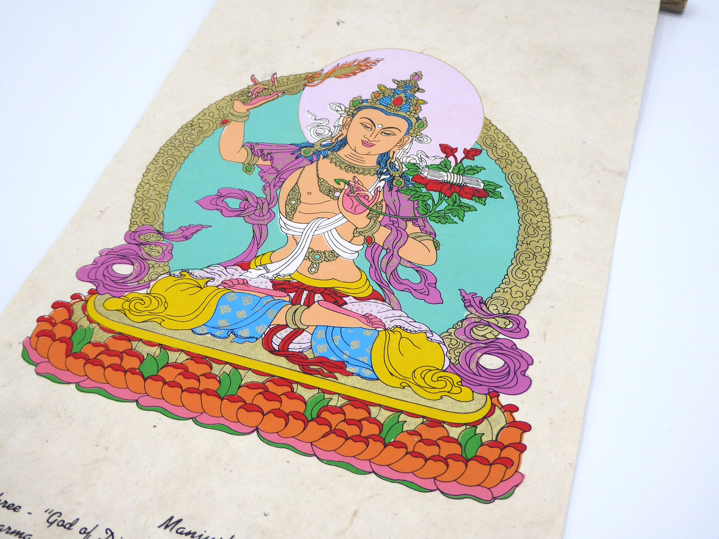 Tibetan Buddhism Wall Hanging, Manjushree