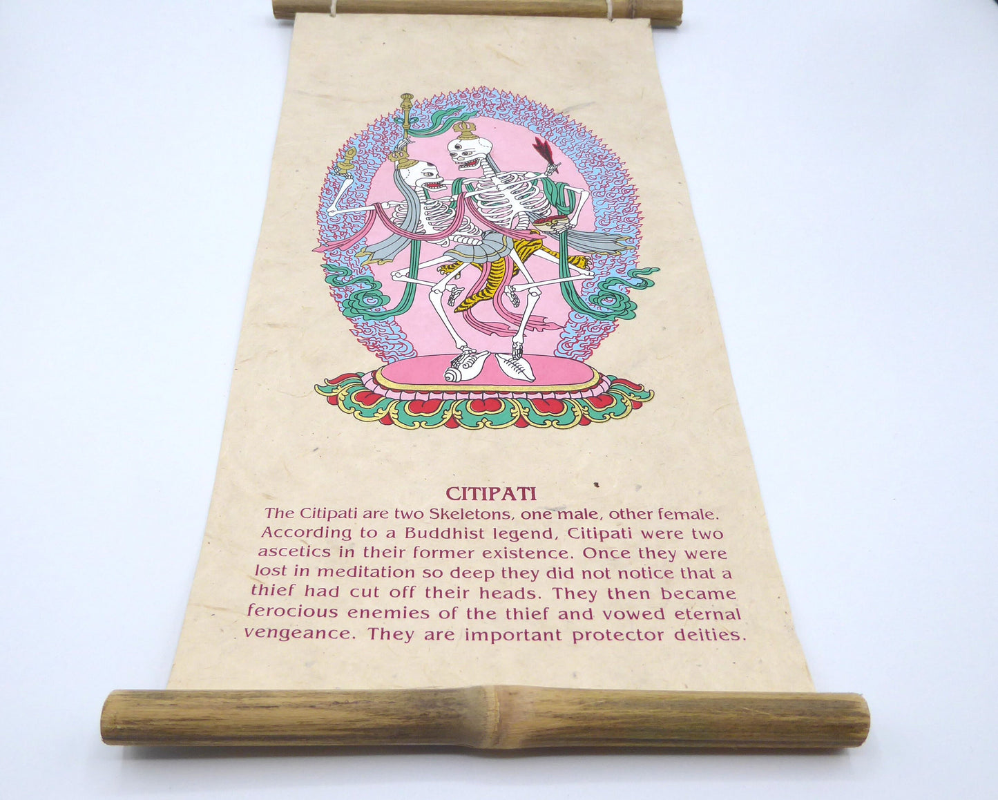 Tibetan Buddhism Wall Hanging 'Citipati'