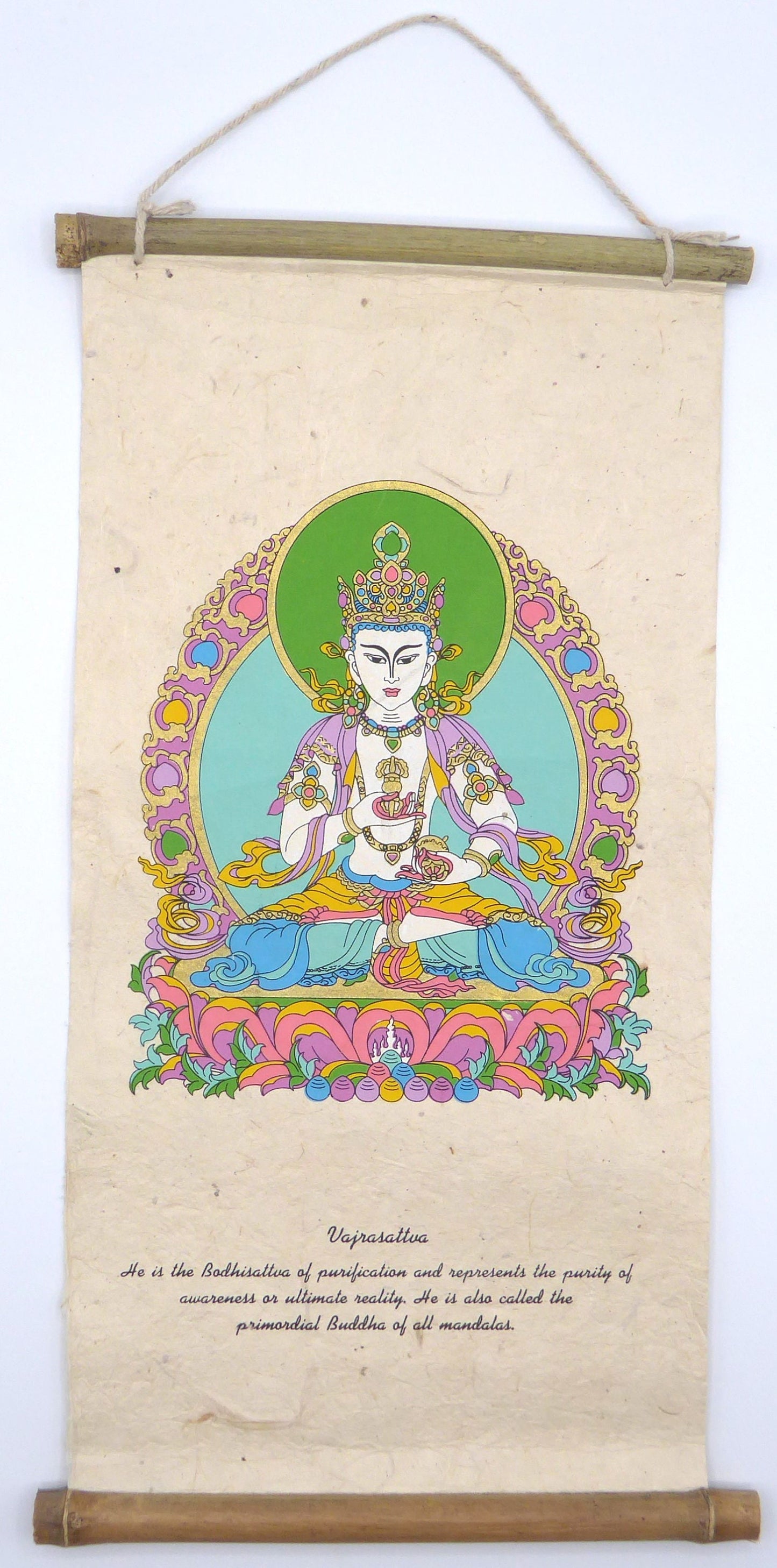 Tibetan Buddhism Wall Hanging 'Vajrasattva'