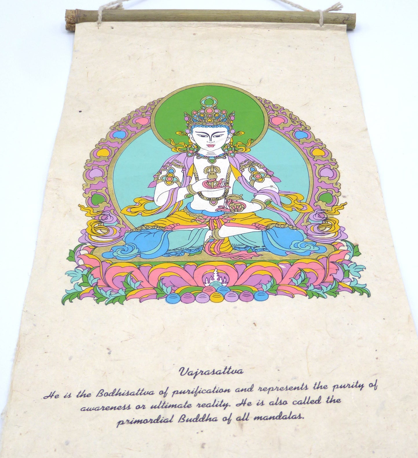 Tibetan Buddhism Wall Hanging 'Vajrasattva'