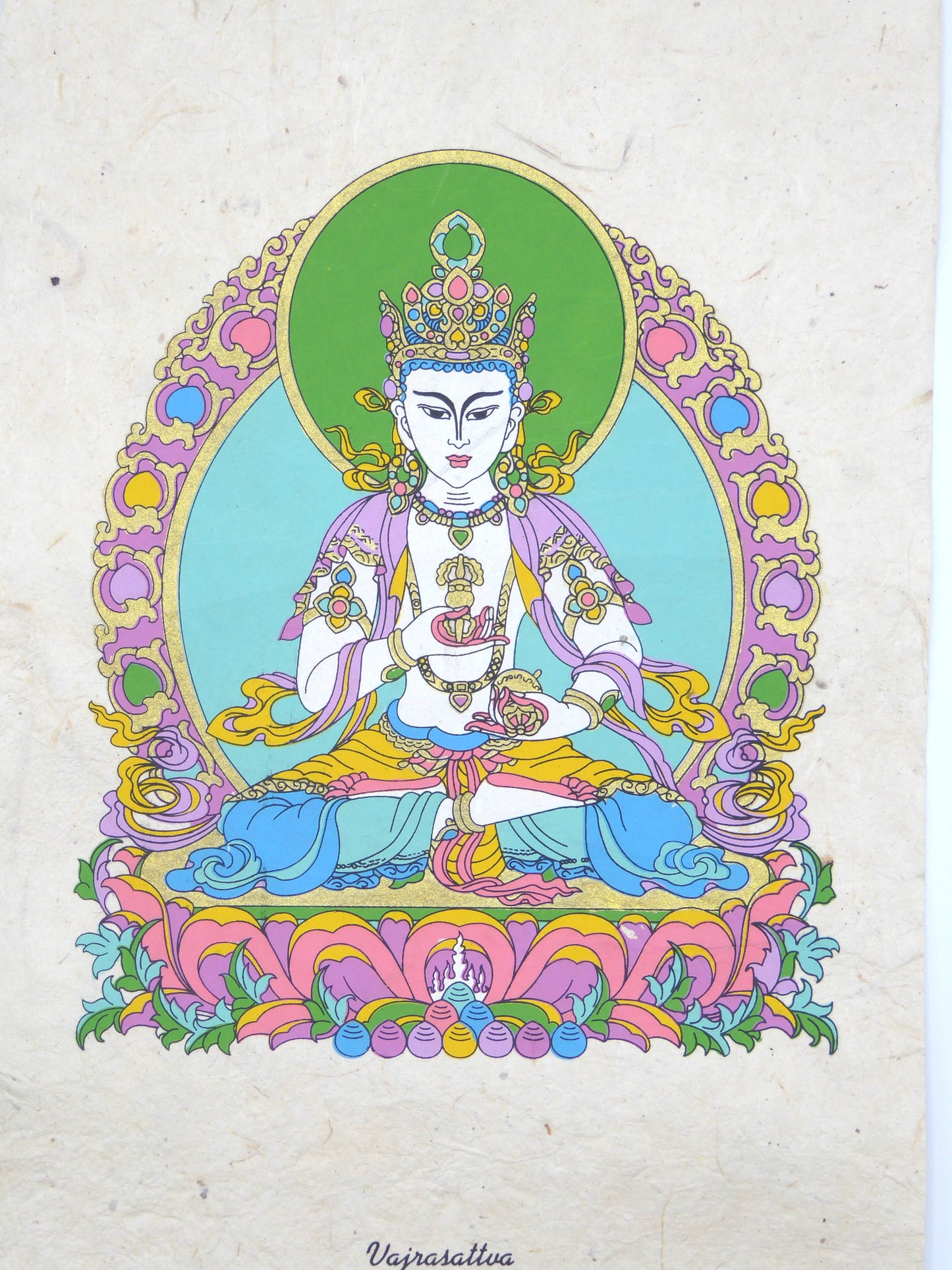 Tibetan Buddhism Wall Hanging 'Vajrasattva'