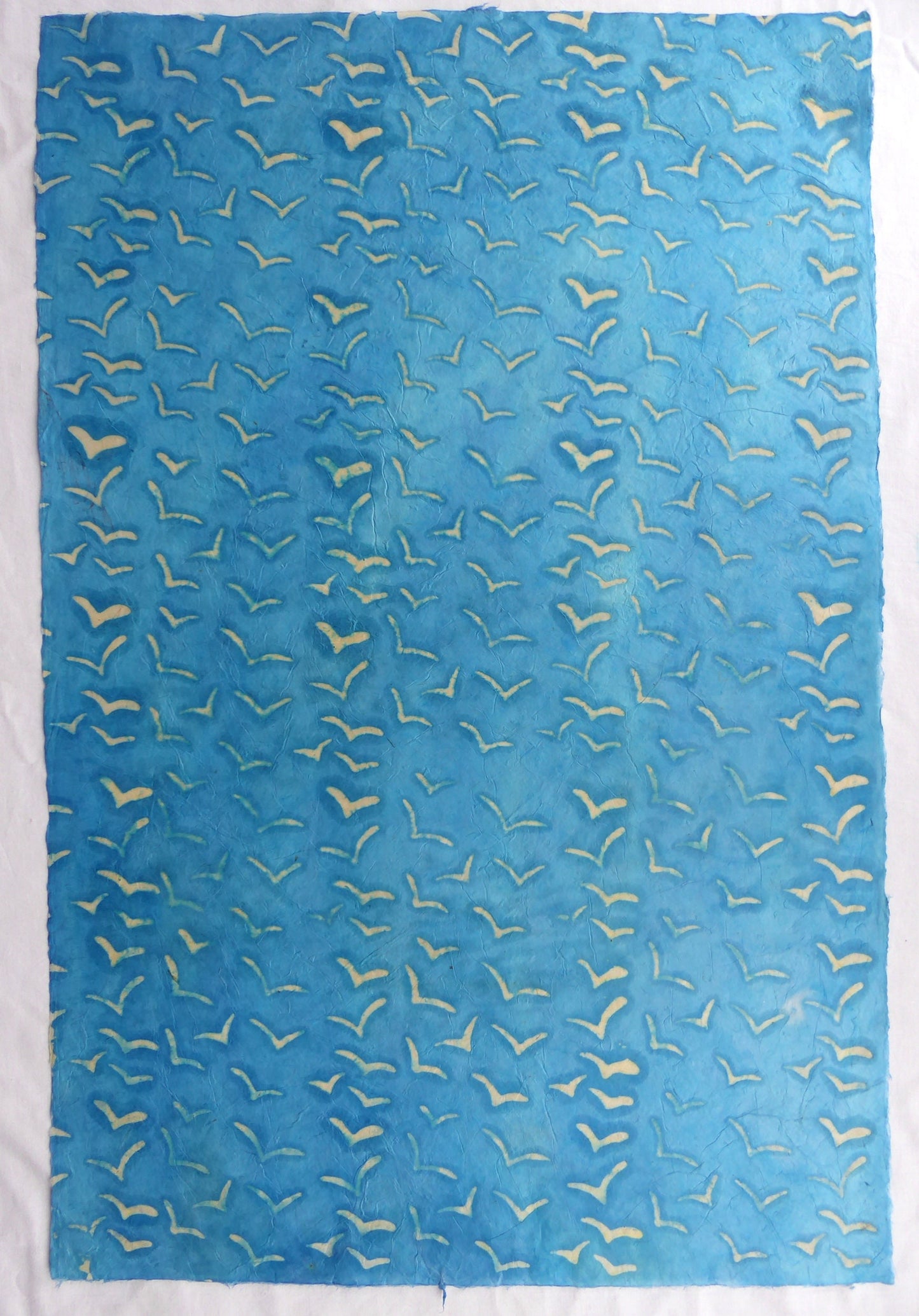 Seagull Batik Lokta Paper; Handmade in the Himalayas, Tree Free & Sustainable