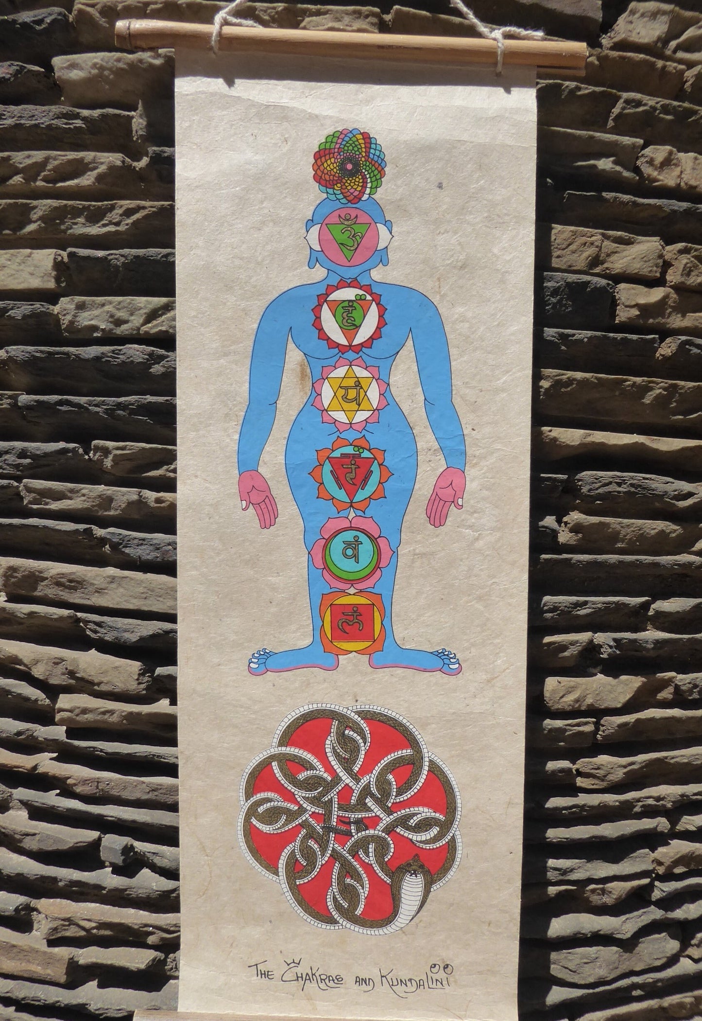Yogi Wall Hanging, 7 Chakras