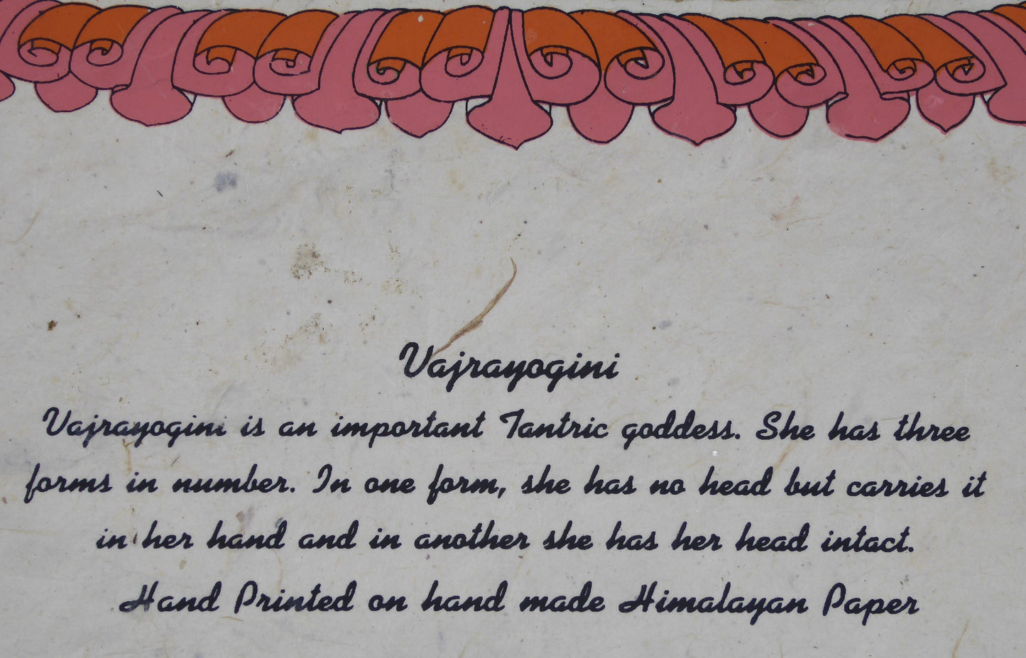 Tantric Wall Hanging, Vajrayogini
