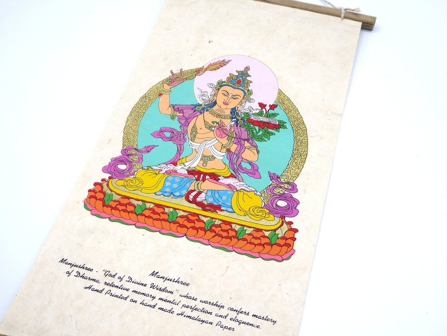 Tibetan Buddhism Wall Hanging, Manjushree