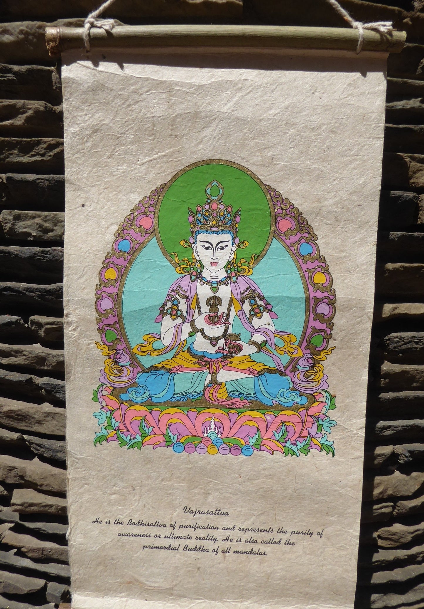 Tibetan Buddhism Wall Hanging 'Vajrasattva'