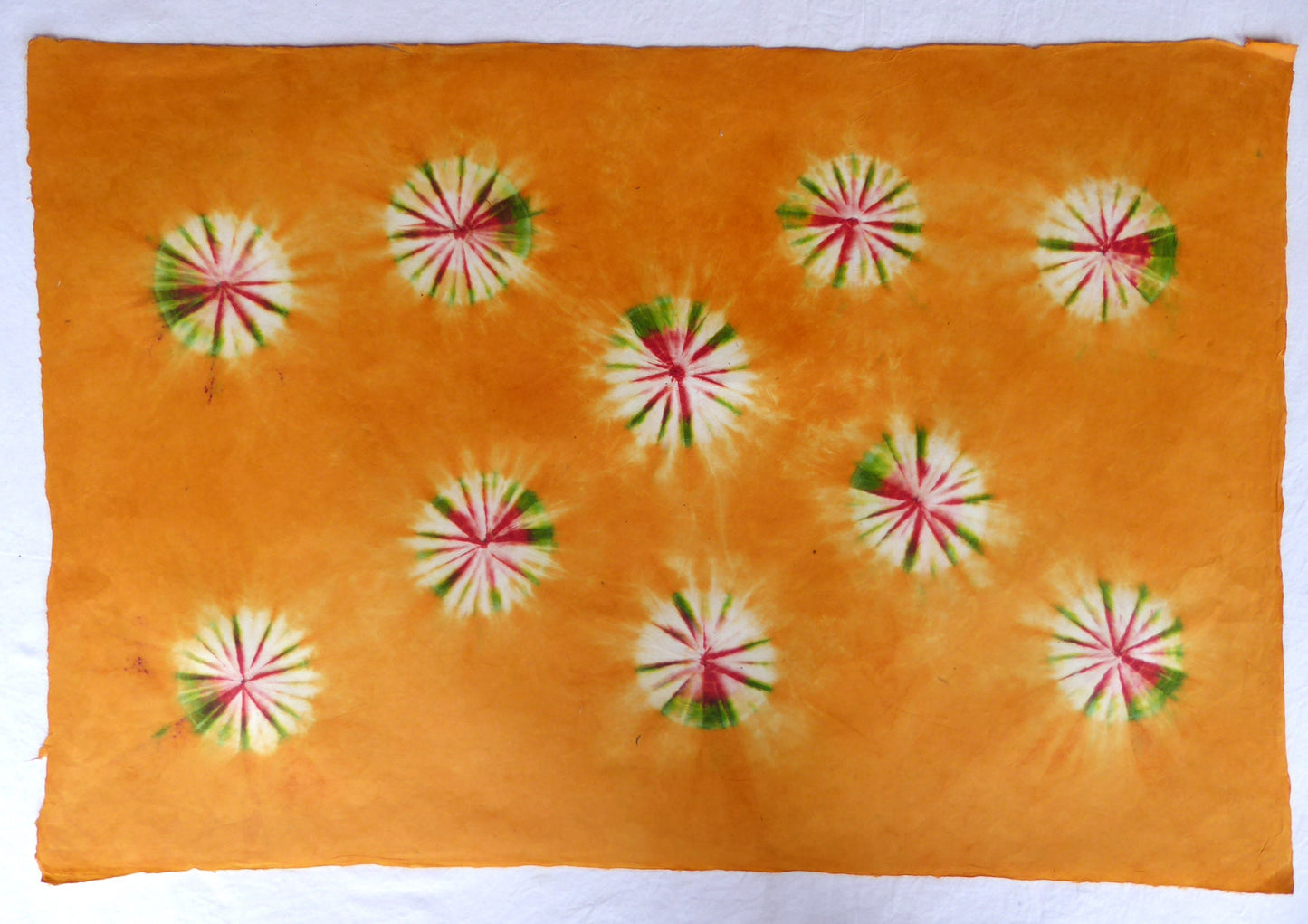 Tie-Dye Handmade Lokta Paper. 80GSM