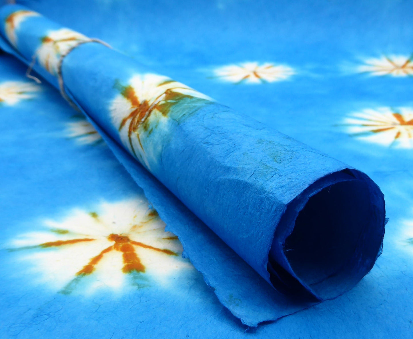 Tie-Dye Handmade Lokta Paper. 80GSM
