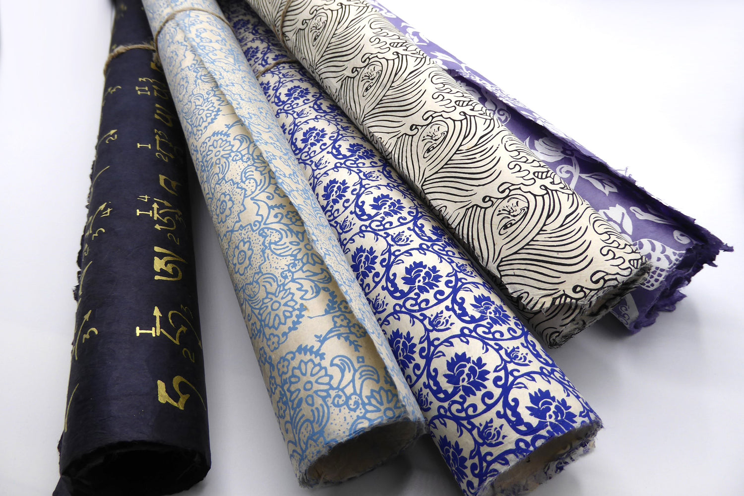 Silk Screen Printed Lokta Paper