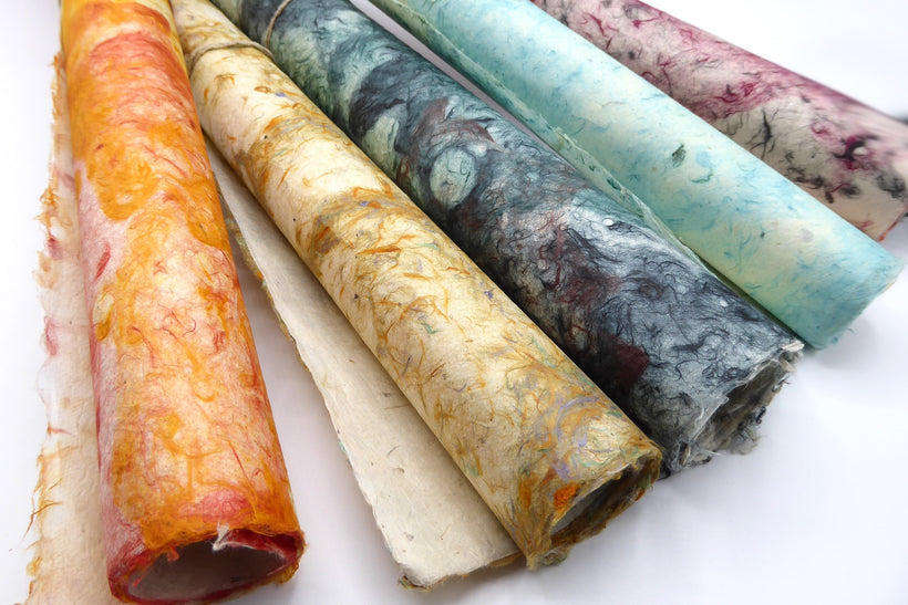 Petals &amp; Fibres Textured Lokta Paper