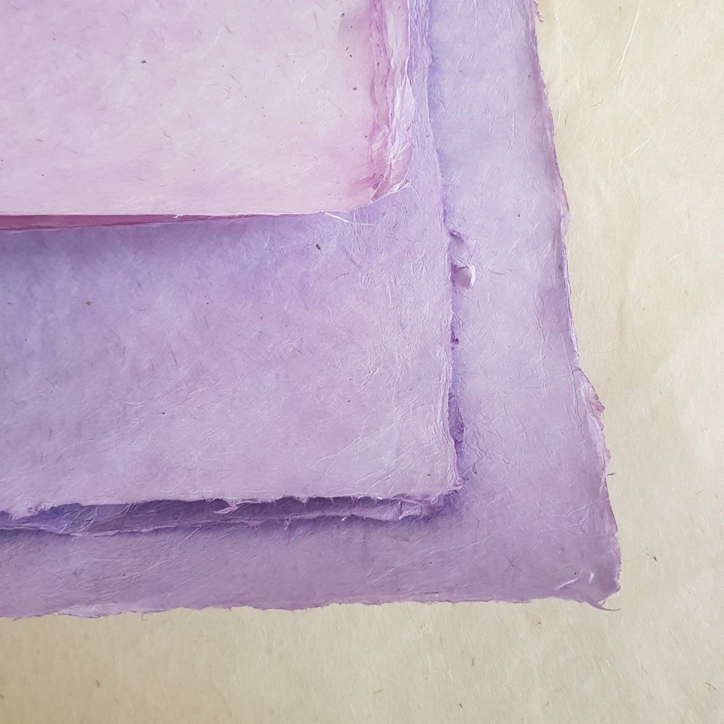 Lokta bundle in Cornflower Colours: Eight large sheets.