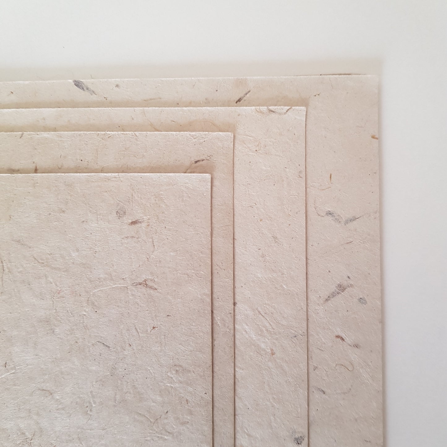 Lokta Paper Bundle - The Waxed & Wrinkled Collection - 13 Large Sheets