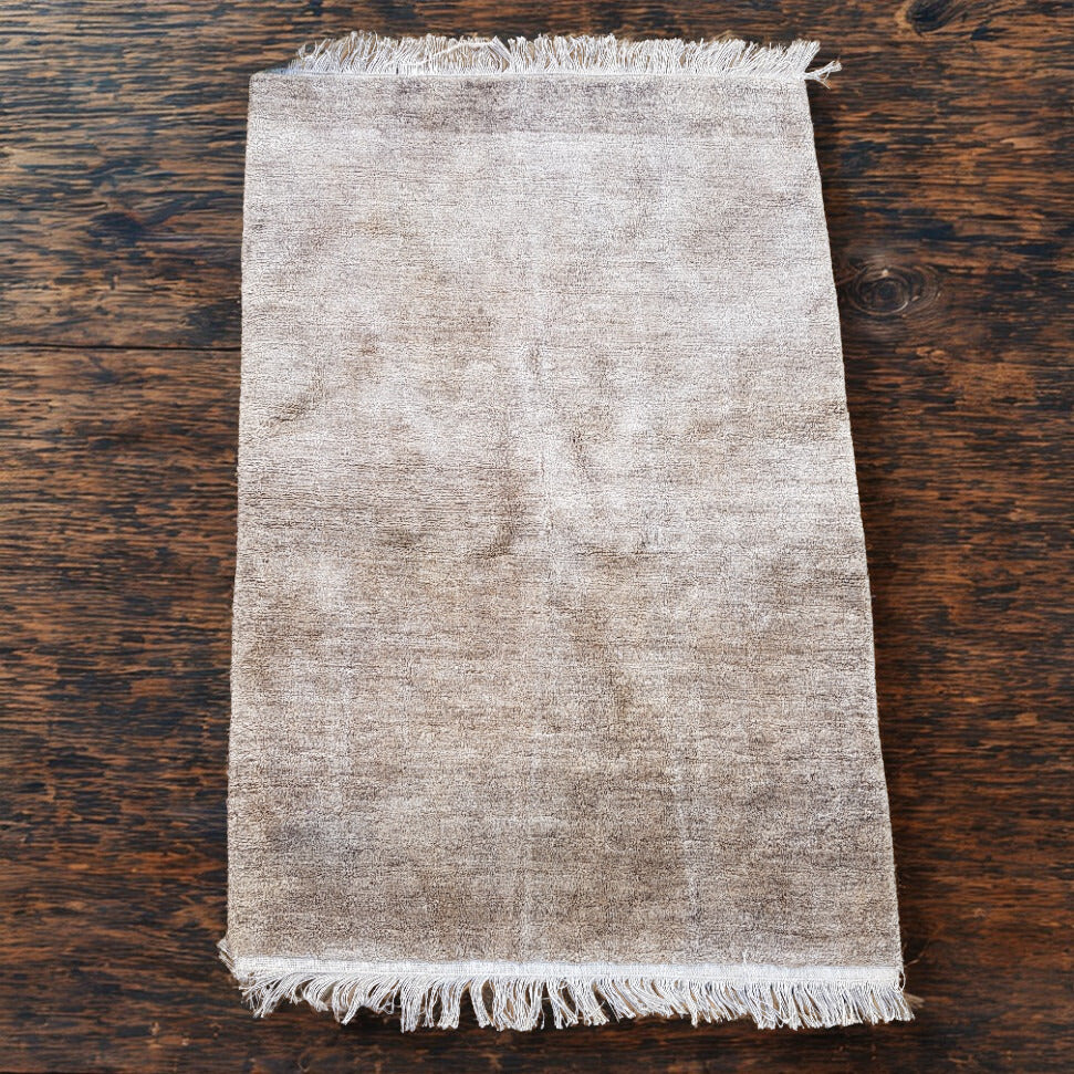 Chunky Hand Knotted Hemp Rug