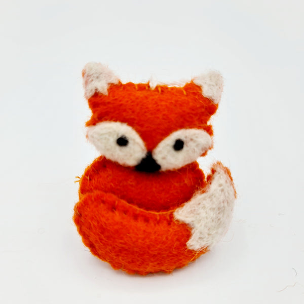 Mr. Felt Fox with Hanging Thread.