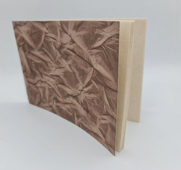 Handbound Soft Cover A5 Wrinked Lokta Landscape Sketchbook.