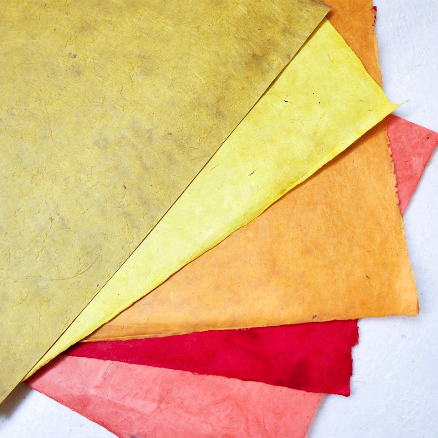 Pack of 10 Half Sheets of Lokta Paper