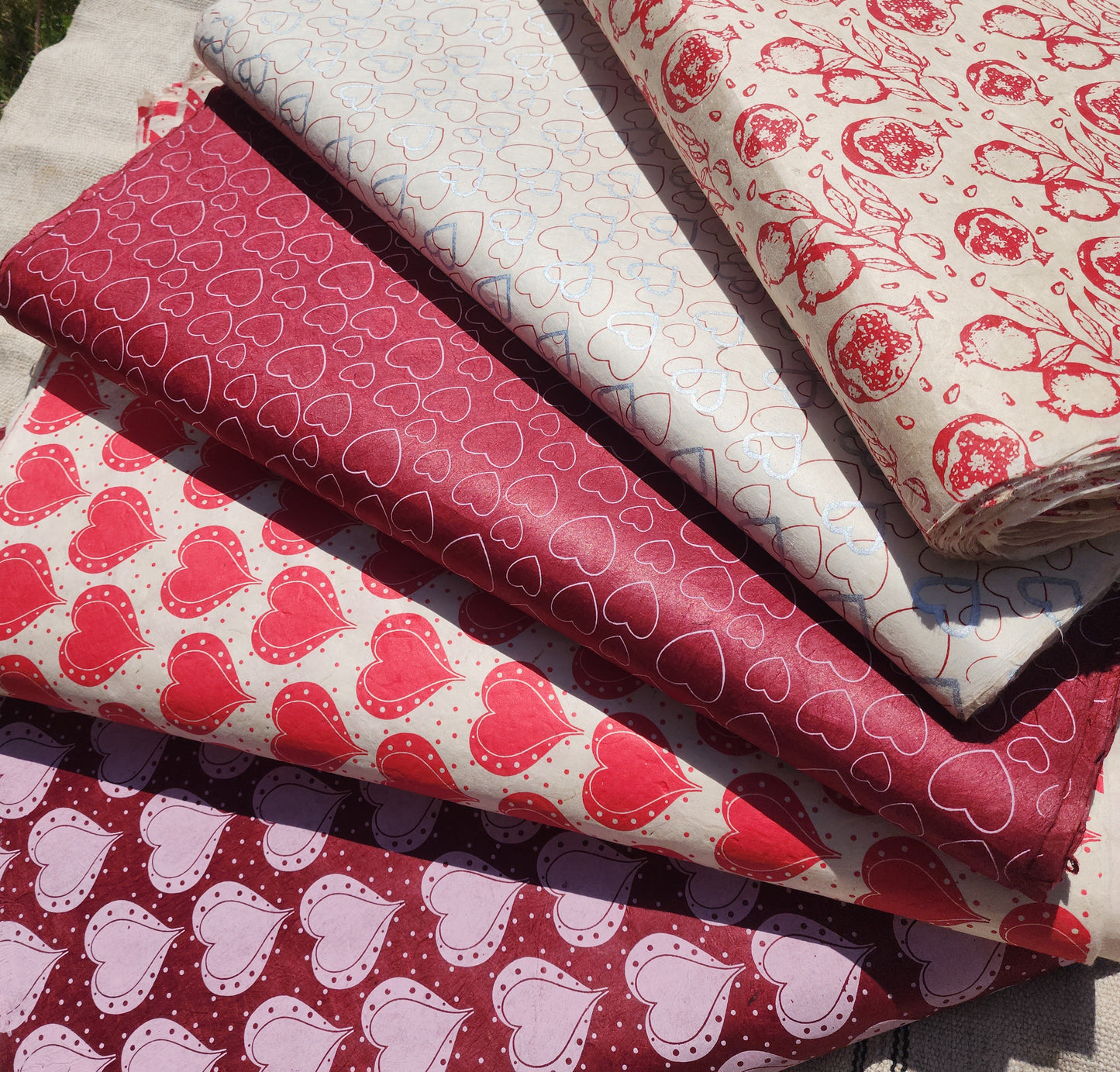 Lokta bundle in My Heart Beats - Five Large Sheets