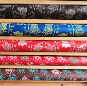 Vintage Lokta Paper Bundle - 5 Large Sheets 75 x50cm - Vintage Play Silk Screen Print Collection