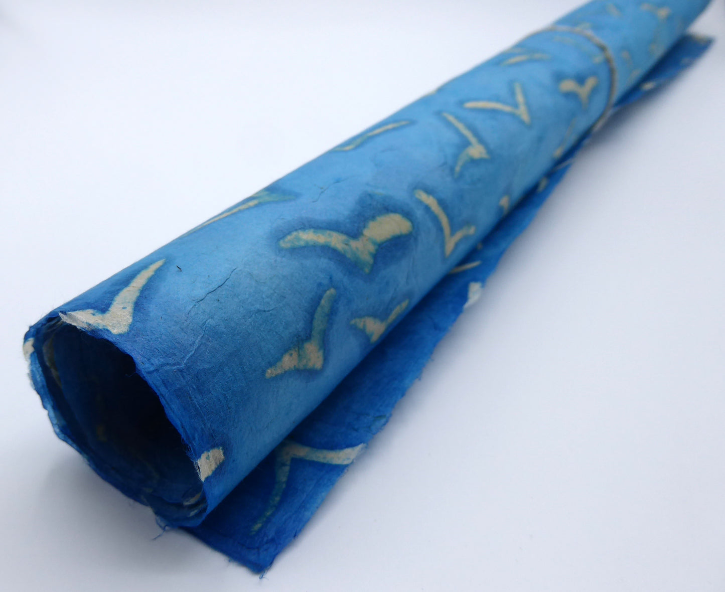 Lokta bundle in The Blues Silk Screen Collection - Five Large Sheets