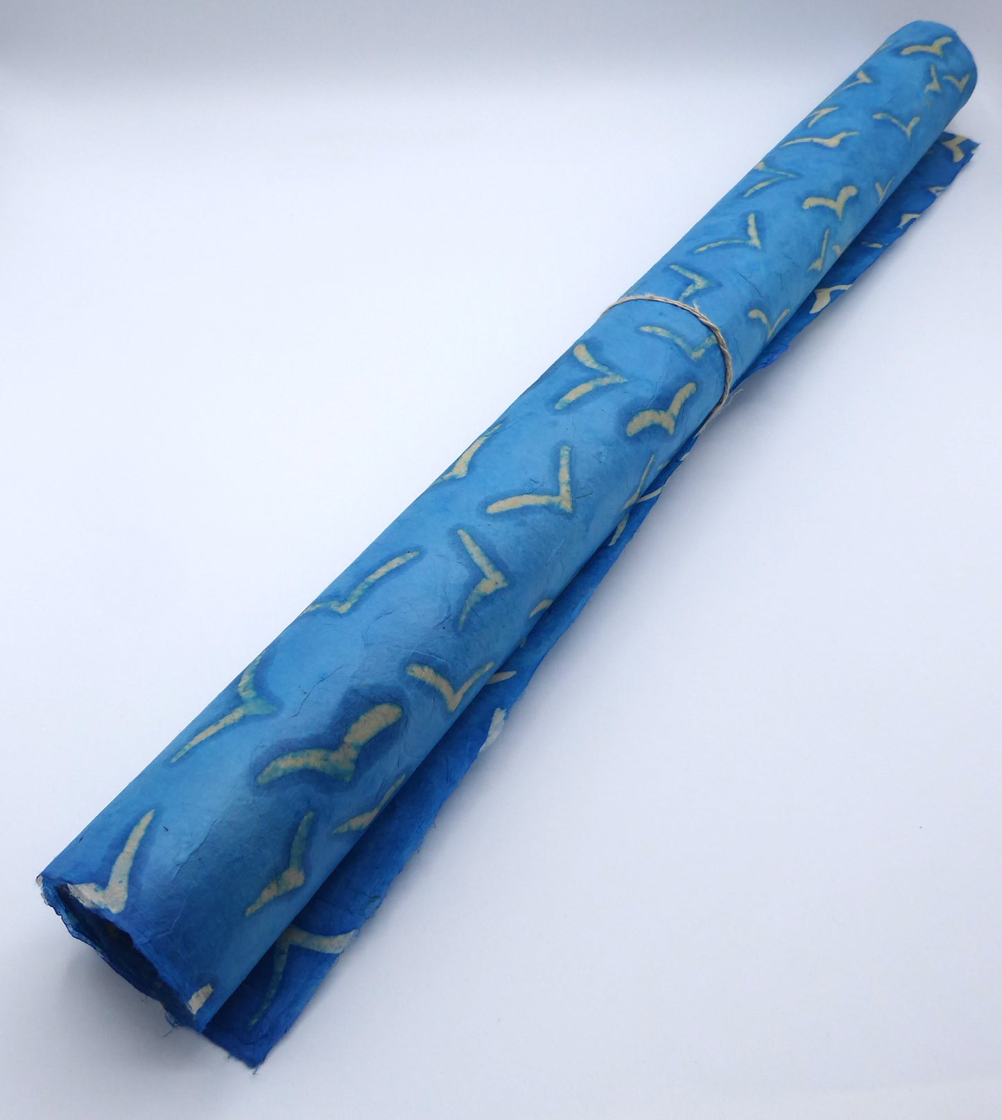 Lokta bundle in The Blues Silk Screen Collection - Five Large Sheets