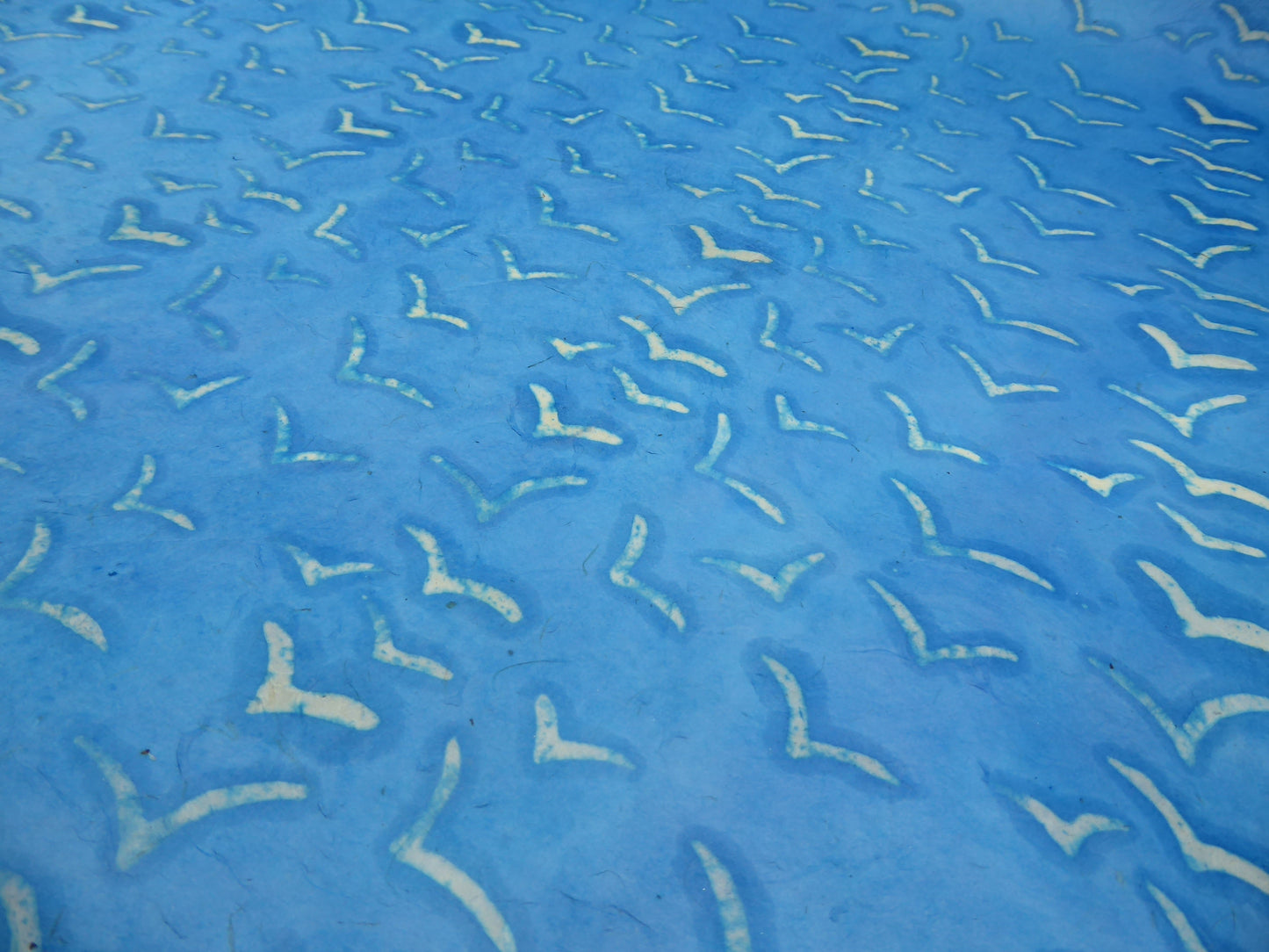 Lokta bundle in The Blues Silk Screen Collection - Five Large Sheets