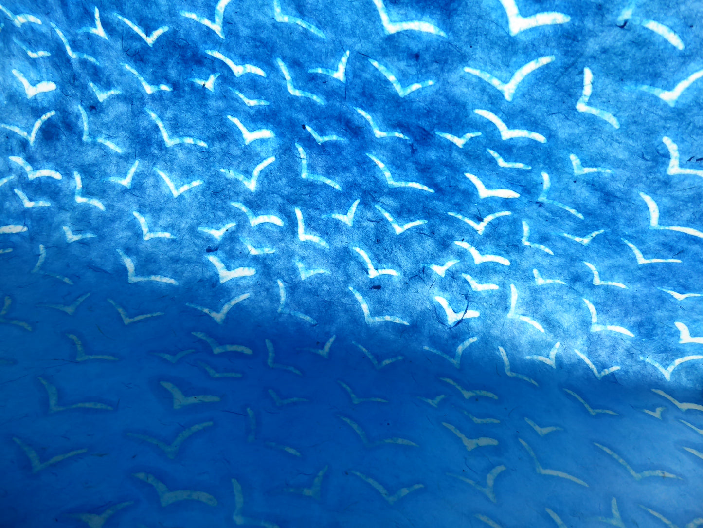 Lokta bundle in The Blues Silk Screen Collection - Five Large Sheets