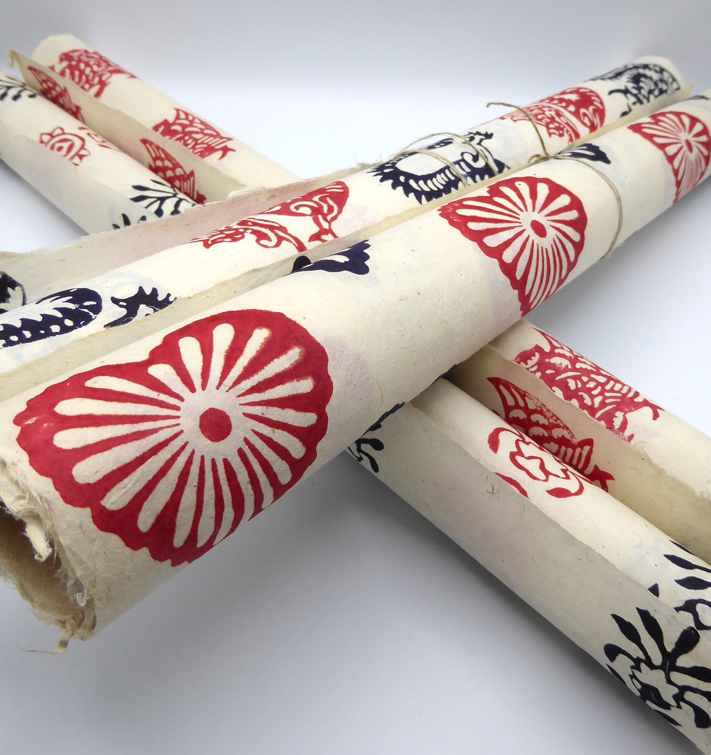 Lokta Block Prints - Big Bundle - 36 Large Sheets