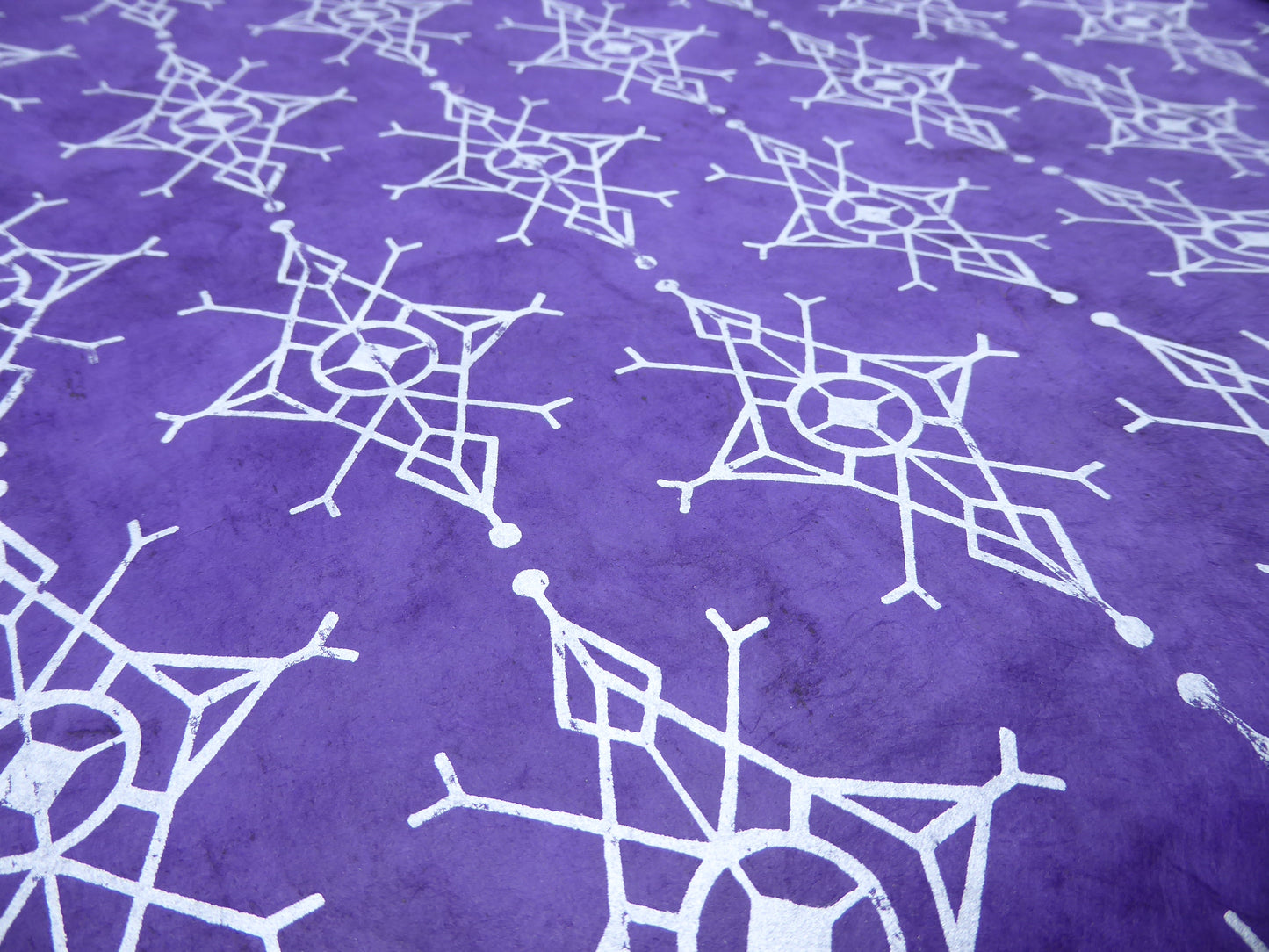 Lokta Paper Bundle - 6 Large Sheets 75 x50cm - Silk Screen Print Mix it Up Collection