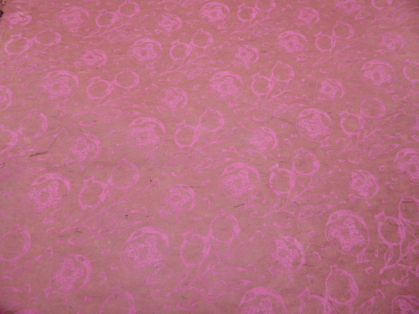 Lokta Paper Bundle - 6 Large Sheets 75 x50cm - Silk Screen Print Mix it Up Collection