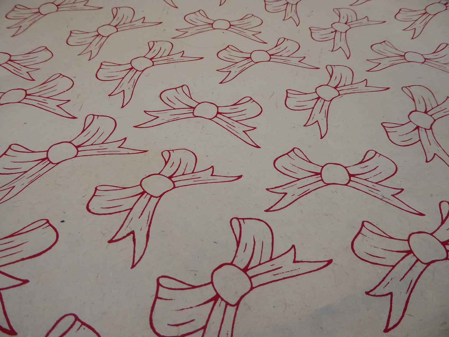 Lokta bundle in Red Xmas Gift Wrap - Three Large Sheets