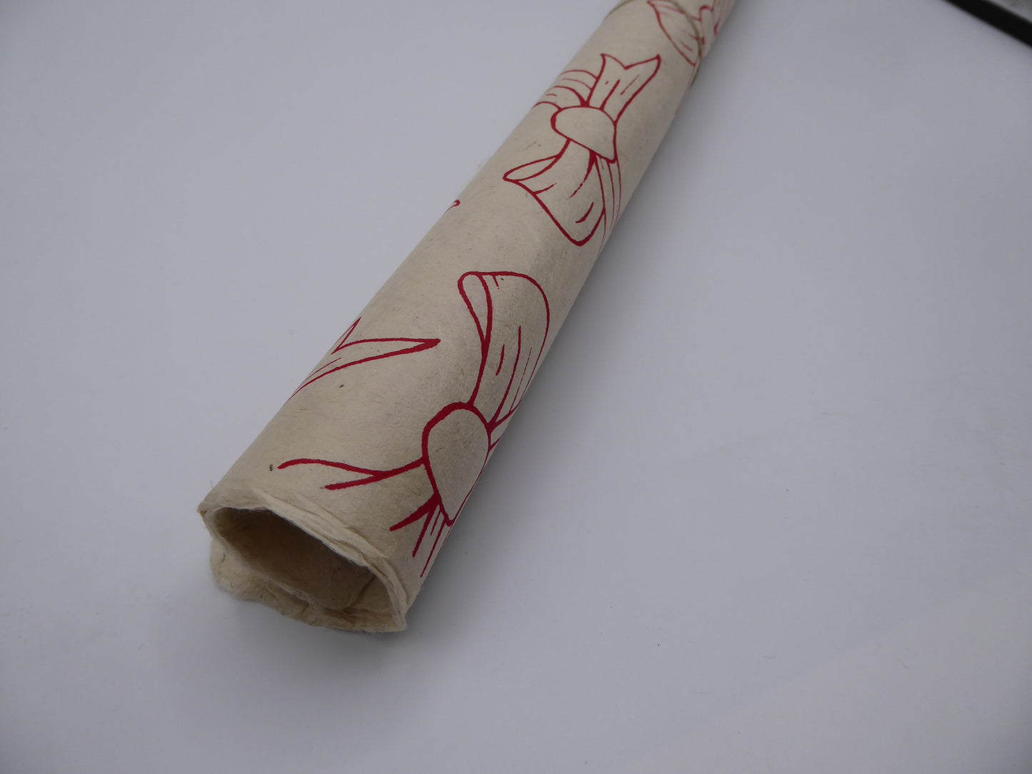 Lokta bundle in Red Xmas Gift Wrap - Three Large Sheets