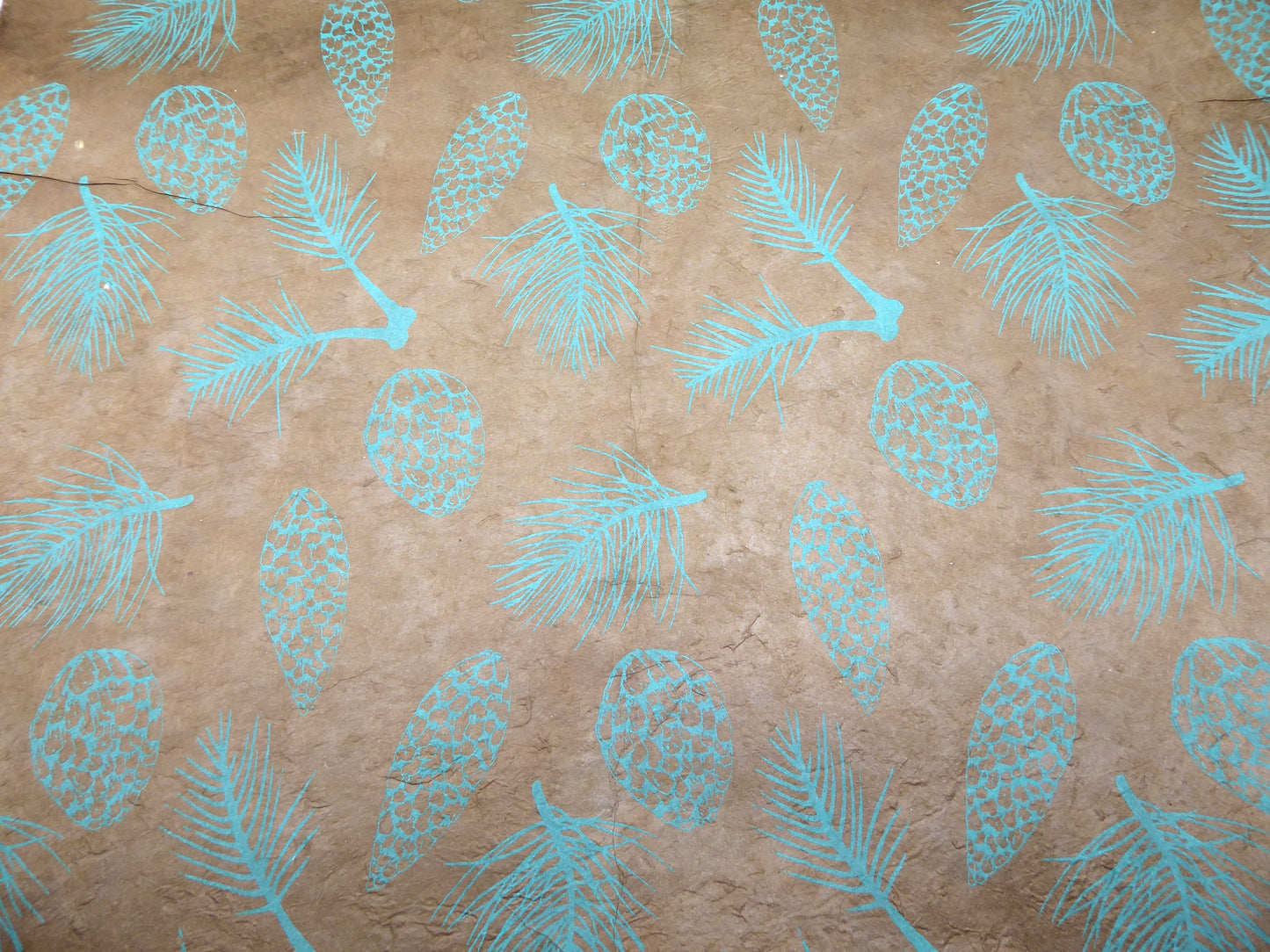 Pine Cones Design Lokta Paper - Pack of Three