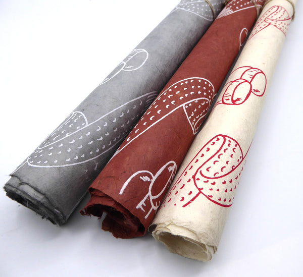Winter Woollies Design Lokta Paper Handmade in the Himalayas