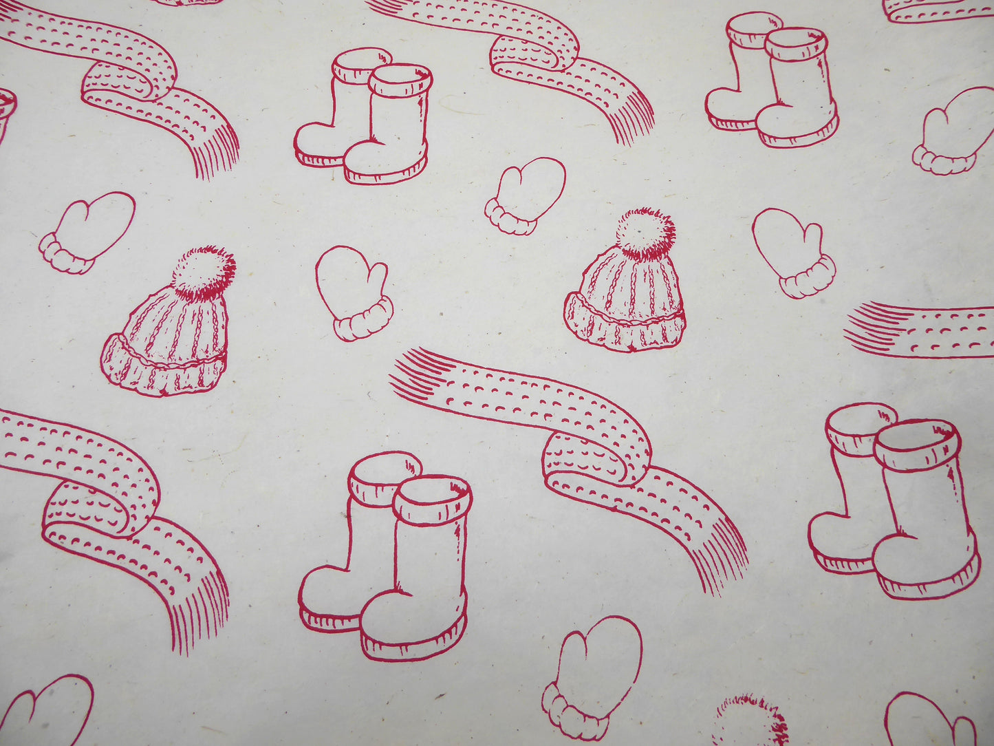 Winter Woollies Design Lokta Paper Handmade in the Himalayas