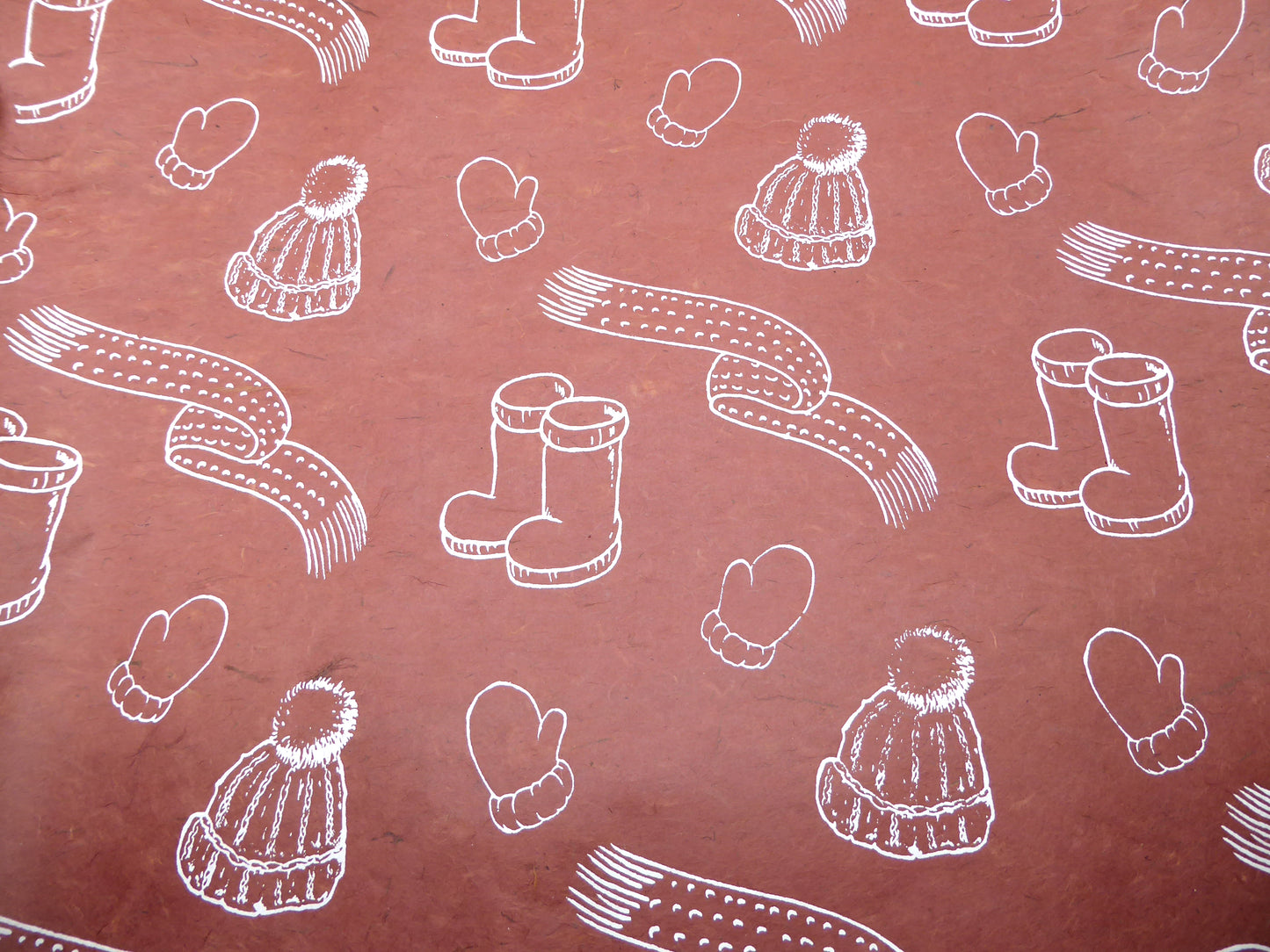 Winter Woollies Design Lokta Paper Handmade in the Himalayas