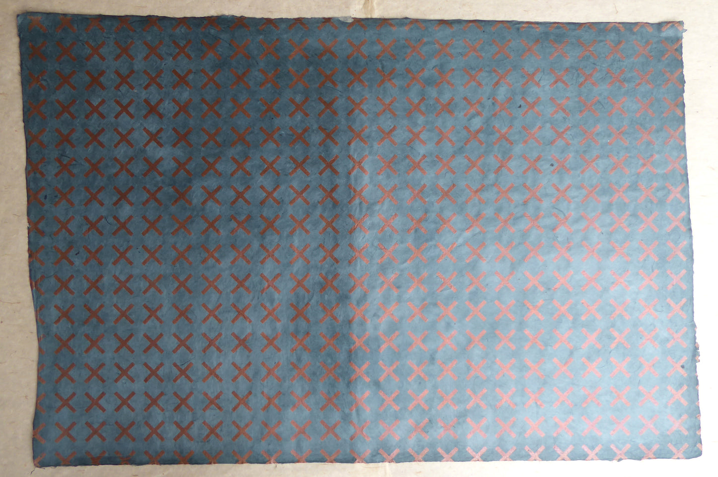 Lokta Paper Bundle - 6 Large Sheets 75 x50cm - Silk Screen Print Mix it Up Collection