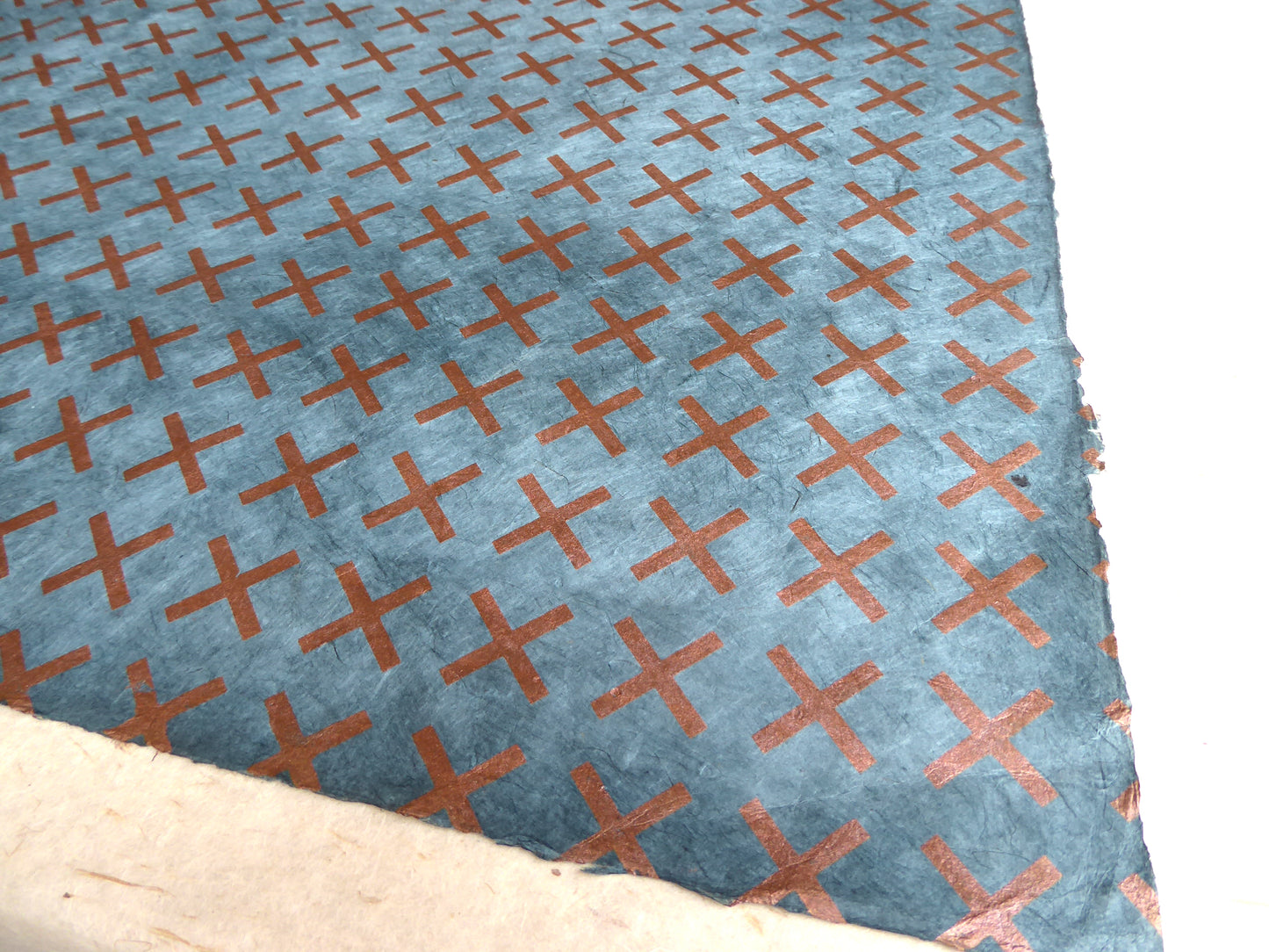 Lokta Paper Bundle - 6 Large Sheets 75 x50cm - Silk Screen Print Mix it Up Collection