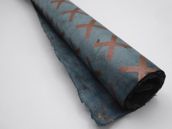 Lokta Paper Bundle - 6 Large Sheets 75 x50cm - Silk Screen Print Mix it Up Collection