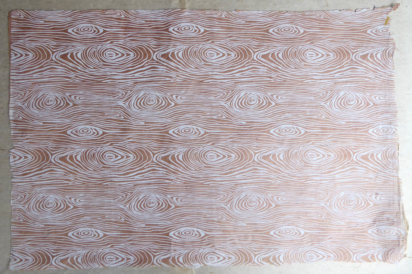 Vintage Lokta Paper Bundle - 5 Large Sheets 75 x50cm -  Green Silk Screen Collection