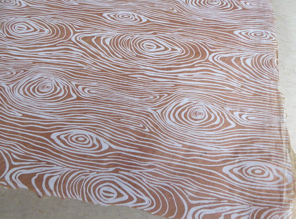 Tree Rings on Lokta Paper, Tree Free & Sustainable