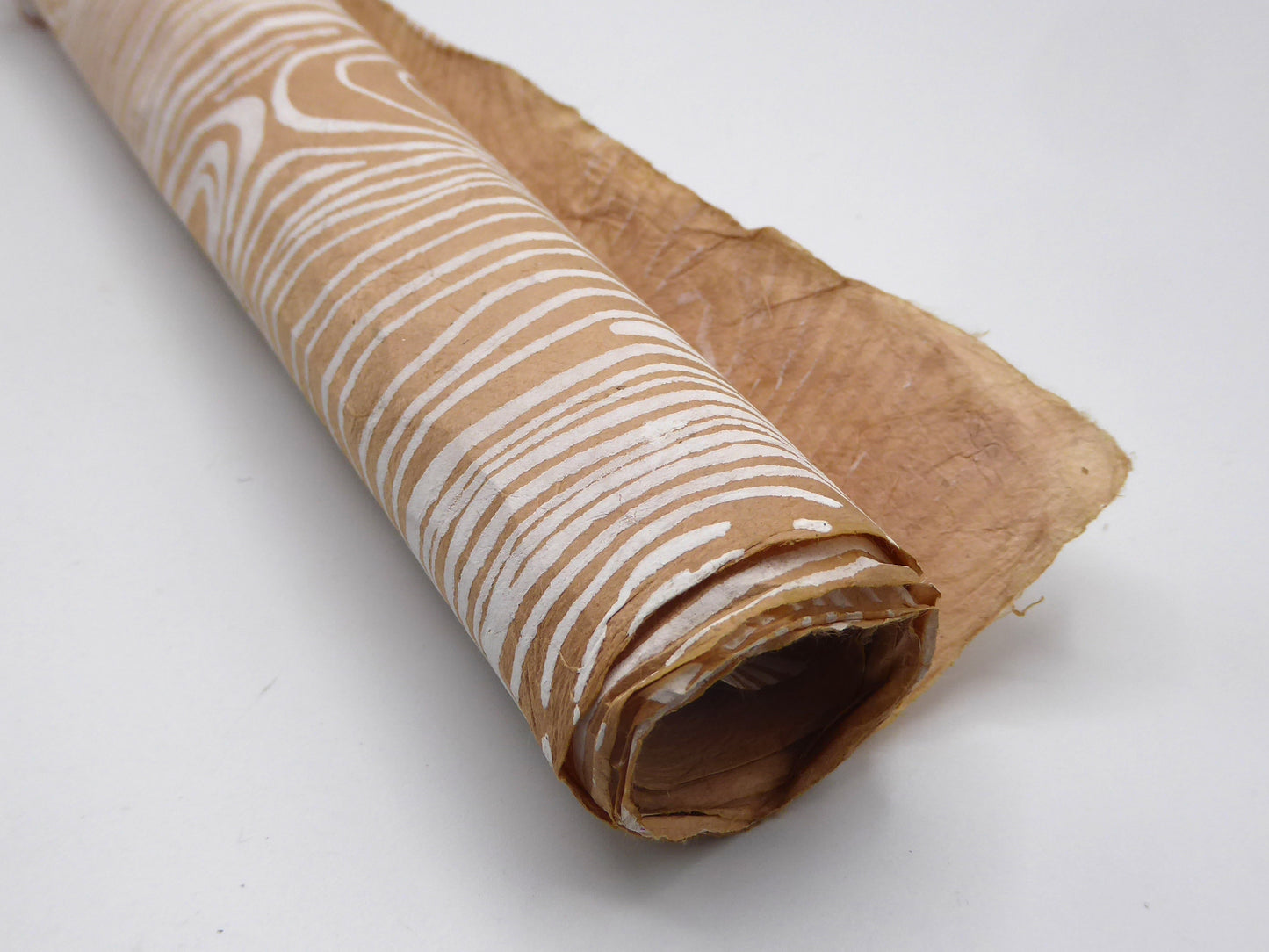 Vintage Lokta Paper Bundle - 5 Large Sheets 75 x50cm -  Green Silk Screen Collection