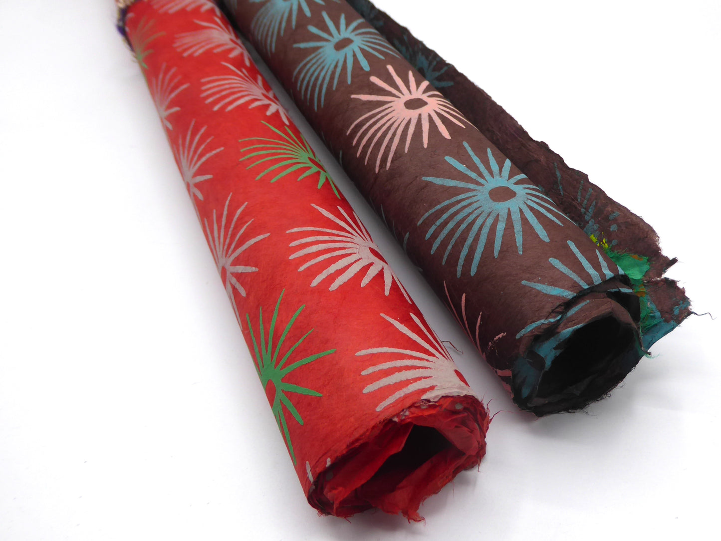 Vintage Lokta Paper Bundle - 5 Large Sheets 75 x50cm - Vintage Play Silk Screen Print Collection